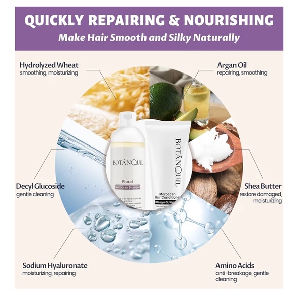 Moroccan Shampoo and Conditioner Set - Floral Scent - Picture 8 of 8